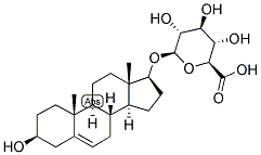 5-ANDROSTEN-3BETA,17BETA-DIOL-17BETA-(O->1BETA)-D-GLUCOPYRANOSIDURONIC ACID Struktur