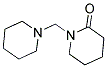 1-(PIPERIDINOMETHYL)PIPERIDIN-2-ONE Struktur