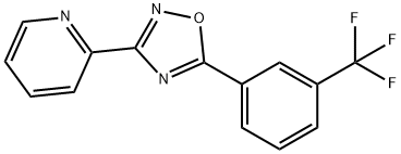 2-(5-[3-(TRIFLUOROMETHYL)PHENYL]-1,2,4-OXADIAZOL-3-YL)PYRIDINE Struktur