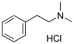 N,N-DIMETHYL-1-PHENYL-2-ETHANAMINE HYDROCHLORIDE Struktur