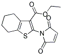 2-(2,5-DIOXO-2,5-DIHYDRO-PYRROL-1-YL)-4,5,6,7-TETRAHYDRO-BENZO[B]THIOPHENE-3-CARBOXYLIC ACID ETHYL ESTER Struktur