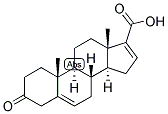 5,16-ANDROSTADIEN-3-ONE-17-BETA-CARBOXYLIC ACID Struktur