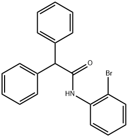 N-(2-BROMOPHENYL)-2,2-DIPHENYLETHANAMIDE Struktur