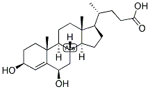 4-CHOLENIC ACID-3-BETA, 6-BETA-DIOL Struktur