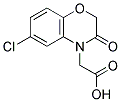 (6-CHLORO-3-OXO-2,3-DIHYDRO-BENZO[1,4]OXAZIN-4-YL)-ACETIC ACID Struktur