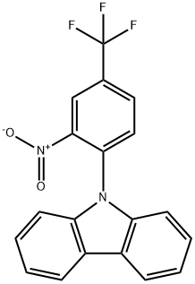 9-[2-NITRO-4-(TRIFLUOROMETHYL)PHENYL]-9H-CARBAZOLE Struktur