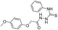 1-(2-(4-METHOXYPHENOXY)ACETYL)-4-PHENYLTHIOSEMICARBAZIDE Struktur