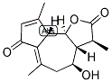 (3S,3AR,4S,9AS,9BR)-4-HYDROXY-3,6,9-TRIMETHYL-3,3A,4,5,9A,9B-HEXAHYDRO-AZULENO[4,5-B]FURAN-2,7-DIONE Struktur