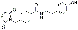 [2-(4-HYDROXYPHENYL) ETHYL],[4-(N-MALEIMIDOMETHYL)-CYCLOHEXYL] CARBOXAMIDE Struktur