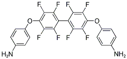 4,4'-BIS-(P-AMINOPHENOXY)-OCTAFLUOROBIPHENYL Struktur