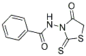 N-(4-OXO-2-THIOXO-THIAZOLIDIN-3-YL)-BENZAMIDE Struktur