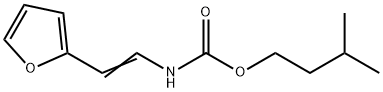 ISOPENTYL N-[2-(2-FURYL)VINYL]CARBAMATE Struktur