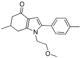 1-(2-METHOXYETHYL)-6-METHYL-2-(4-METHYLPHENYL)-5,6,7-TRIHYDROINDOL-4-ONE