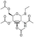 ETHYL 3,4,6-TRI-O-ACETYL-2-ACETAMIDO-2-DEOXY-A-D-THIOGLUCOPYRANOSIDE Struktur