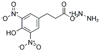 4-HYDROXY-3,5-DINITROPHENYLPROPIONIC ACID HYDRAZINE Struktur