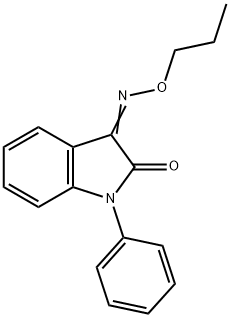 1-PHENYL-1H-INDOLE-2,3-DIONE 3-(O-PROPYLOXIME) Struktur