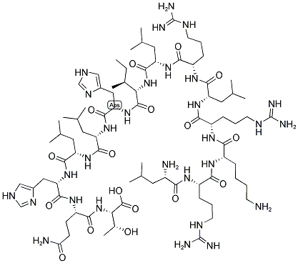 LEU-ARG-LYS-ARG-LEU-ARG-LEU-ILE-HIS-LEU-LEU-HIS-GLN-THR Struktur