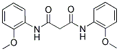 N,N'-BIS-(2-METHOXY-PHENYL)-MALONAMIDE Struktur