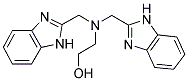 2-[BIS(1H-BENZIMIDAZOL-2-YLMETHYL)AMINO]ETHANOL Struktur