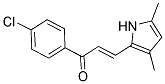 1-(4-CHLOROPHENYL)-3-(3,5-DIMETHYL-1H-PYRROL-2-YL)PROP-2-EN-1-ONE Struktur