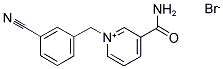 3-(AMINOCARBONYL)-1-(3-CYANOBENZYL)PYRIDINIUM BROMIDE Struktur