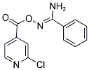 O1-[(2-CHLORO-4-PYRIDYL)CARBONYL]BENZENE-1-CARBOHYDROXIMAMIDE Struktur