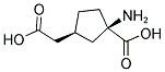 (+/-)-CIS-1-AMINO-1-CARBOXYCYCLOPENTANE-3-ACETIC ACID Struktur