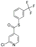 3-(TRIFLUOROMETHYL)PHENYL 2-CHLOROPYRIDINE-4-CARBOTHIOATE Struktur