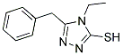 5-BENZYL-4-ETHYL-4H-1,2,4-TRIAZOLE-3-THIOL Struktur