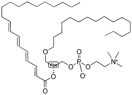 1-O-HEXADECYL-2-ARACHIDONOYL-SN-GLYCERO-3-PHOSPHOCHOLINE Struktur