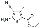 5-AMINO-4-CYANO-3-METHYL-THIOPHENE-2-CARBOXYLIC ACID ETHYL ESTER Struktur