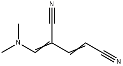 4-[(DIMETHYLAMINO)METHYLENE]-2-PENTENEDINITRILE Struktur