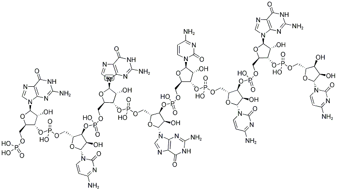 GCGGCCGC, 5'-PHOSPHORYLATED Struktur