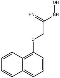 1-(HYDROXYIMINO)-2-NAPHTHYLOXYETHYLAMINE Struktur