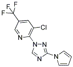 3-CHLORO-2-[3-(1H-PYRROL-1-YL)-1H-1,2,4-TRIAZOL-1-YL]-5-(TRIFLUOROMETHYL)PYRIDINE Struktur