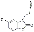 3-(5-CHLORO-2-OXOBENZO[D]OXAZOL-3(2H)-YL)PROPANENITRILE Struktur