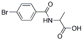 2-[(4-BROMOBENZOYL)AMINO]PROPANOIC ACID Struktur