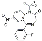 FLUNITRAZEPAM-(N-METHYL-D3) Struktur