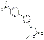 3-[5-(4-NITRO-PHENYL)-FURAN-2-YL]-ACRYLIC ACID ETHYL ESTER Struktur