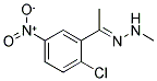 1-(2-CHLORO-5-NITROPHENYL)ETHAN-1-ONE 1-METHYLHYDRAZONE Struktur