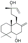 (1S,4S,4AR)-4-[(3S)-3-HYDROXY-3-METHYL-4-PENTENYL]-4A,8,8-TRIMETHYL-3-METHYLENEDECAHYDRO-1-NAPHTHALENOL Struktur