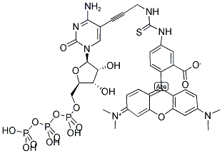 TETRAMETHYLRHODAMINE-6-CTP Struktur