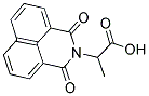 2-(1,3-DIOXO-1H,H-BENZO[DE]ISOQUINOLIN-2-YL)-PROPIONIC ACID Struktur