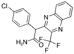 2-(4-CHLOROPHENYL)-2-[3-(TRIFLUOROMETHYL)-2-QUINOXALINYL]ACETAMIDE Struktur