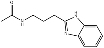 N-[3-(1H-BENZIMIDAZOL-2-YL)PROPYL]ACETAMIDE Struktur