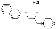 1-MORPHOLIN-4-YL-3-(2-NAPHTHYLOXY)PROPAN-2-OL HYDROCHLORIDE Struktur