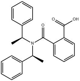 N,N-BIS((S)-1-PHENYLETHYL) PHTHALAMIC ACID Struktur