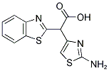 BENZOTHIAZOL-2-YL-2-(2-AMINOTHIAZOLE-4-YL) ACETIC ACID Struktur