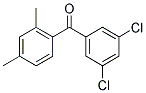 3,5-DICHLORO-2',4'-DIMETHYLBENZOPHENONE Struktur