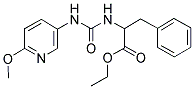 ETHYL 2-(((6-METHOXY(3-PYRIDYL))AMINO)CARBONYLAMINO)-3-PHENYLPROPANOATE Struktur